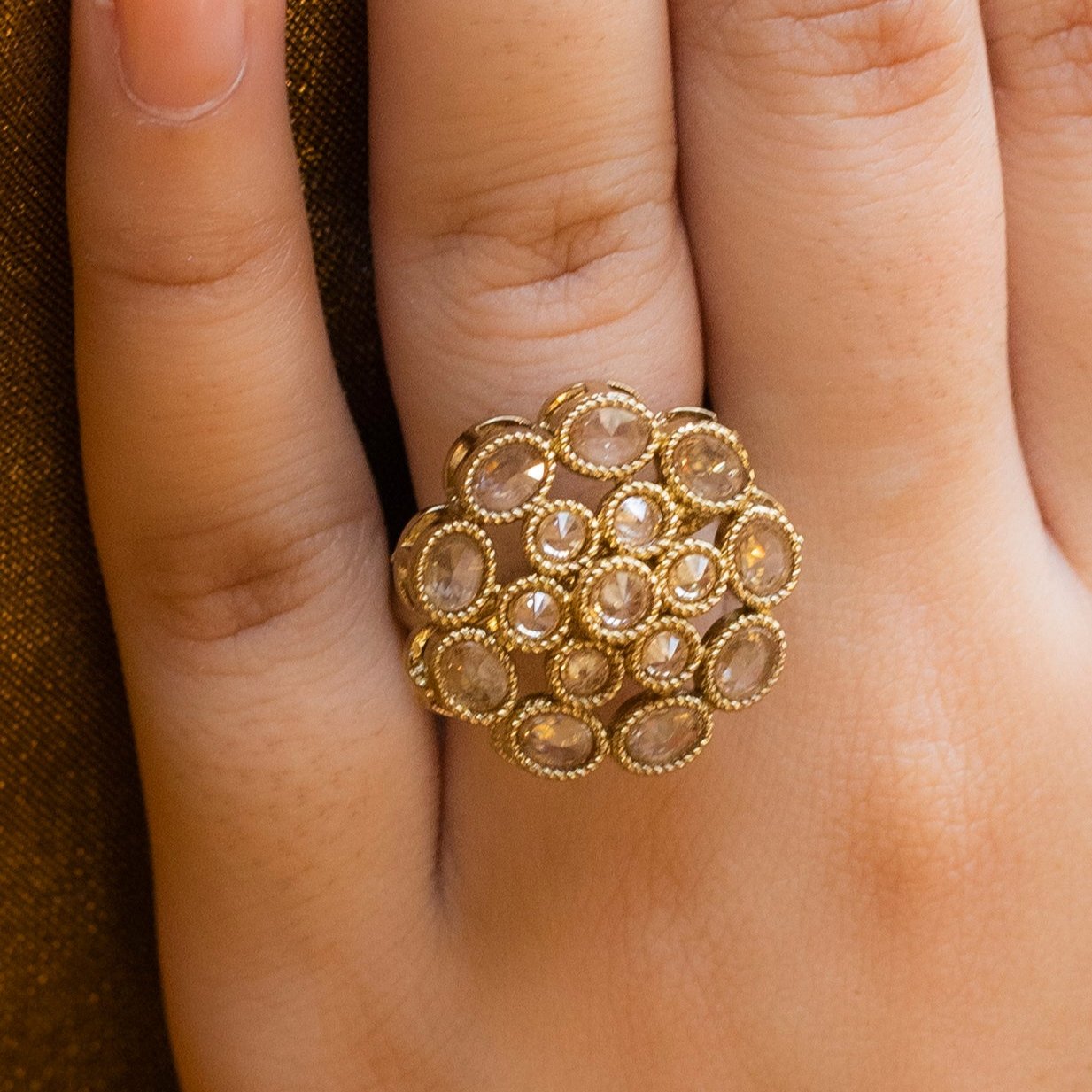 Noor Antique Adjustable Ring
